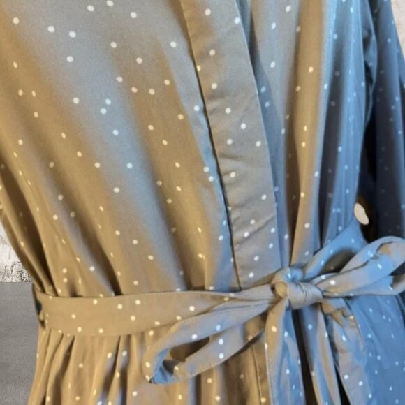 Uniqlo Women's Gray Polka Dot Dress with Pockets Size Small - Picture 2 of 6